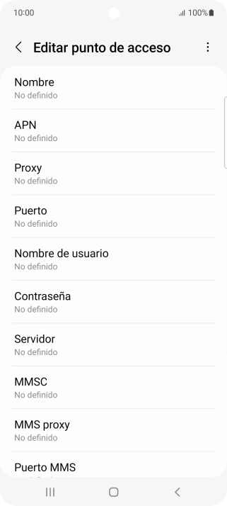 Pulsa Nombre.