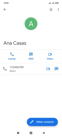 Pulsa la tecla de inicio para terminar y regresar a la pantalla de inicio.