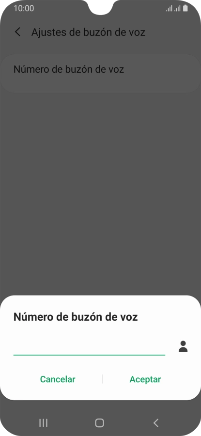 Introduce 22177 y pulsa Aceptar.