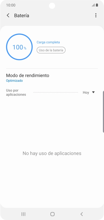 Pulsa Modo de rendimiento.