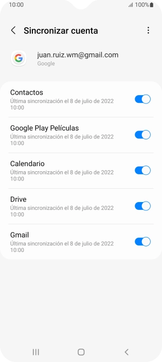 Pulsa la tecla de inicio para terminar y regresar a la pantalla de inicio.