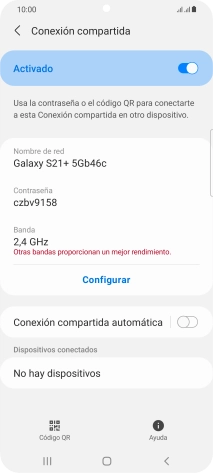 Pulsa la tecla de inicio para terminar y regresar a la pantalla de inicio.