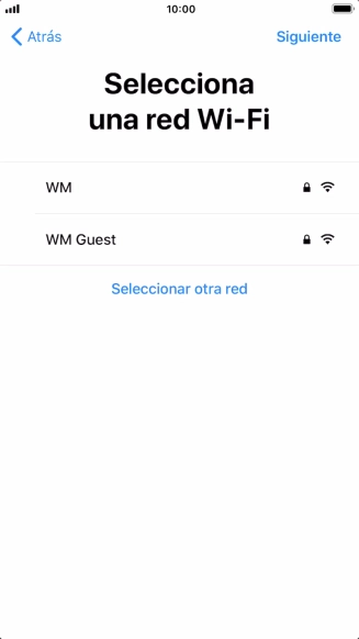 Pulsa la red wifi deseada.