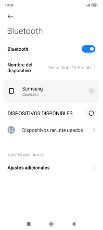 Pulsa la tecla de inicio para terminar y regresar a la pantalla de inicio.
