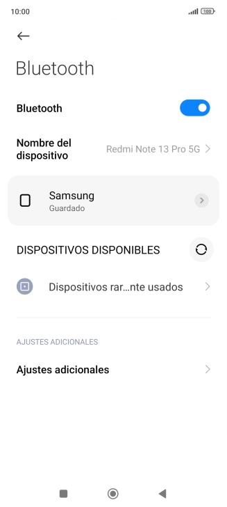Pulsa la tecla de inicio para terminar y regresar a la pantalla de inicio.