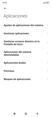 Pulsa Gestionar aplicaciones.