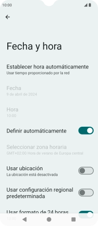Pulsa la tecla de inicio para terminar y regresar a la pantalla de inicio.