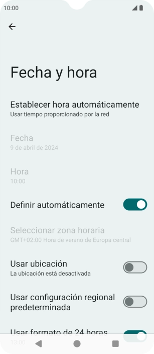 Pulsa la tecla de inicio para terminar y regresar a la pantalla de inicio.