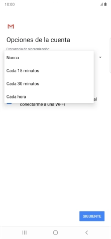 Pulsa el ajuste deseado.