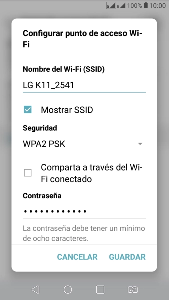Pulsa en el campo bajo 