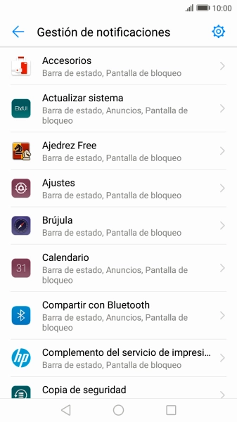 Pulsa la app deseada.