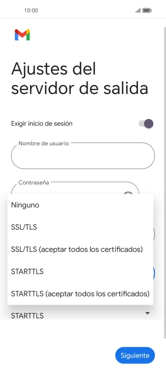 Pulsa SSL/TLS.
