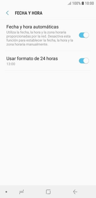 Pulsa la tecla de inicio para terminar y regresar a la pantalla de inicio.