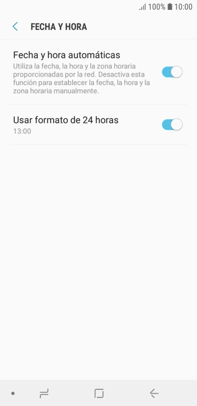 Pulsa la tecla de inicio para terminar y regresar a la pantalla de inicio.