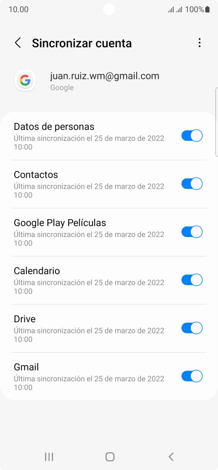 Pulsa la tecla de inicio para terminar y regresar a la pantalla de inicio.
