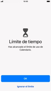 Pulsa Ignorar el límite.
