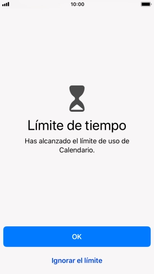 Pulsa Ignorar el límite.
