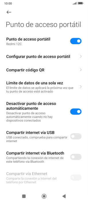 Pulsa la tecla de inicio para terminar y regresar a la pantalla de inicio.