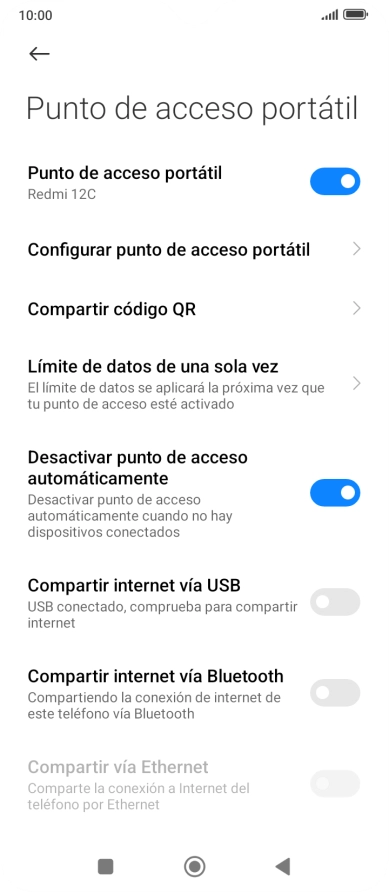 Pulsa la tecla de inicio para terminar y regresar a la pantalla de inicio.