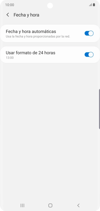 Pulsa la tecla de inicio para terminar y regresar a la pantalla de inicio.