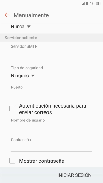Pulsa INICIAR SESIÓN.