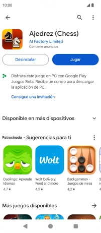 Pulsa la tecla de inicio para terminar y regresar a la pantalla de inicio.