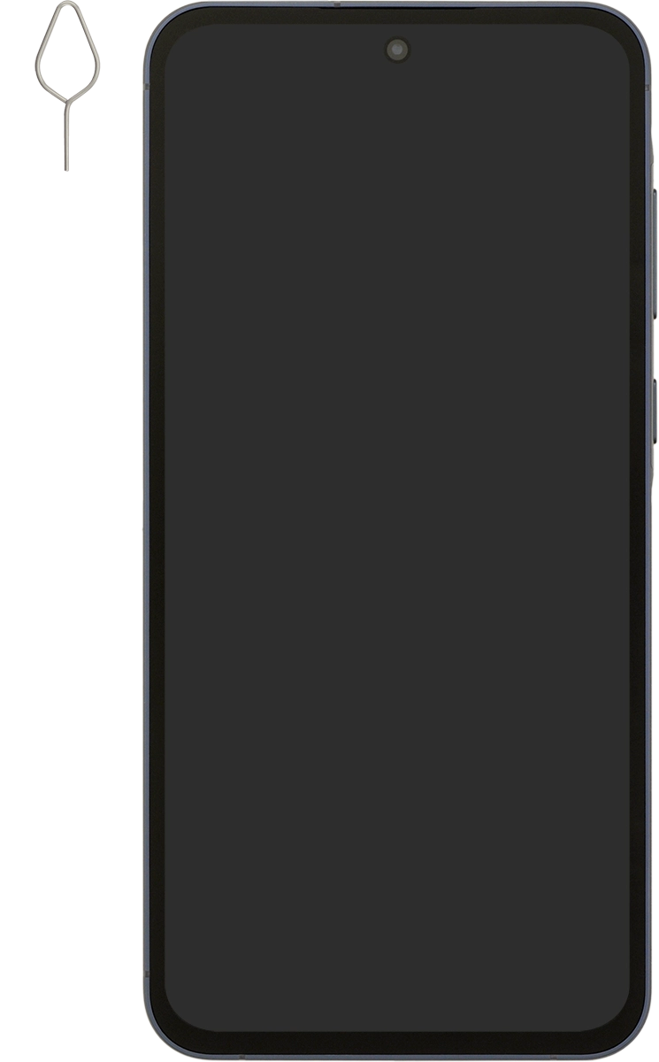 Busca la herramienta de apertura del contenedor de tarjetas.