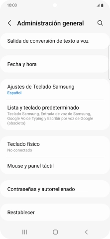 Pulsa Fecha y hora.