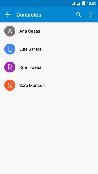 Pulsa el icono de menú.