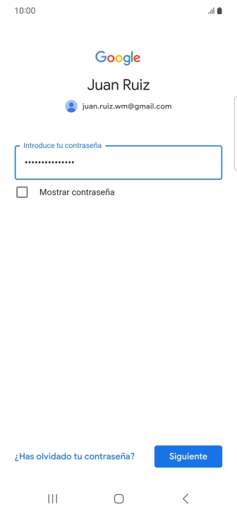 Pulsa Siguiente.