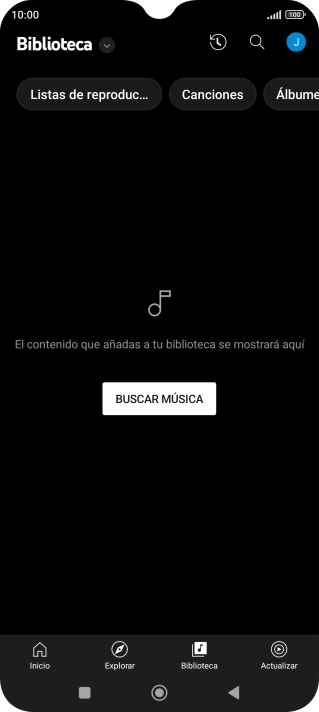 Pulsa la lista desplegable.