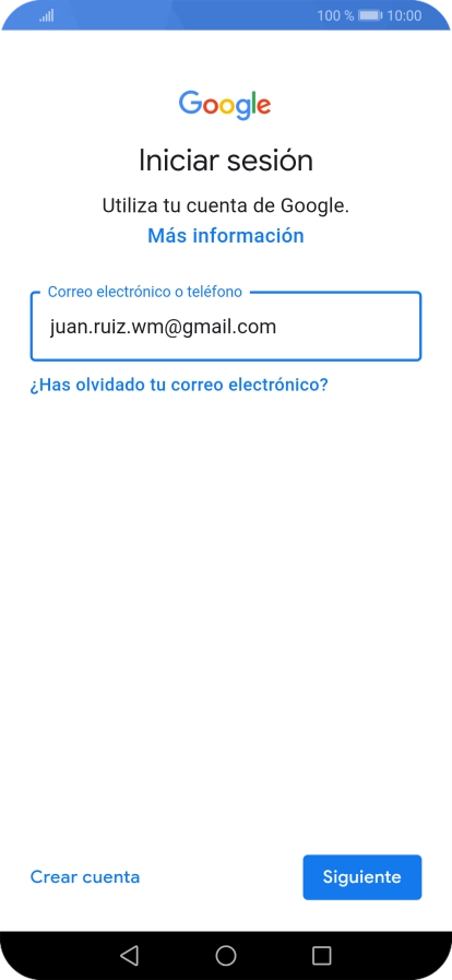 Pulsa Siguiente.