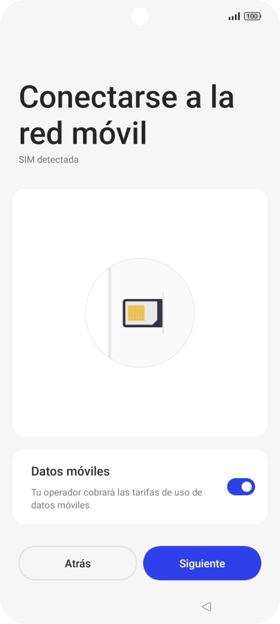 Pulsa el indicador junto a 