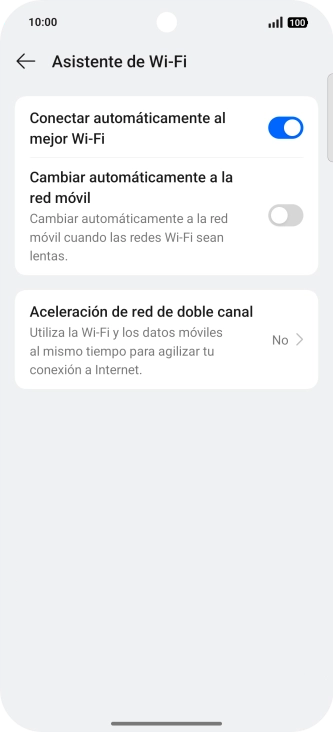 Pulsa el indicador junto a 