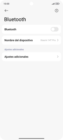 Pulsa el indicador junto a 