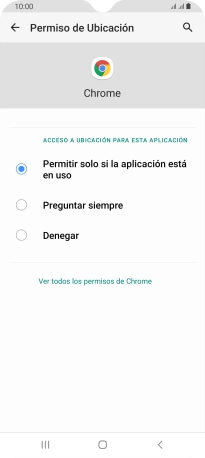 Pulsa el ajuste deseado.