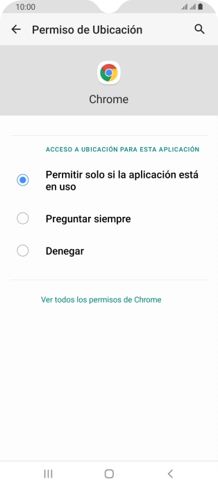 Pulsa el ajuste deseado.