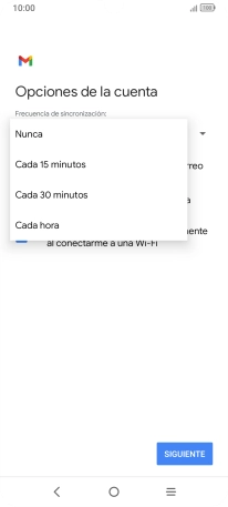 Pulsa el ajuste deseado.