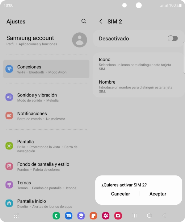 Pulsa Aceptar.