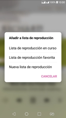 Pulsa Nueva lista de reproducción.