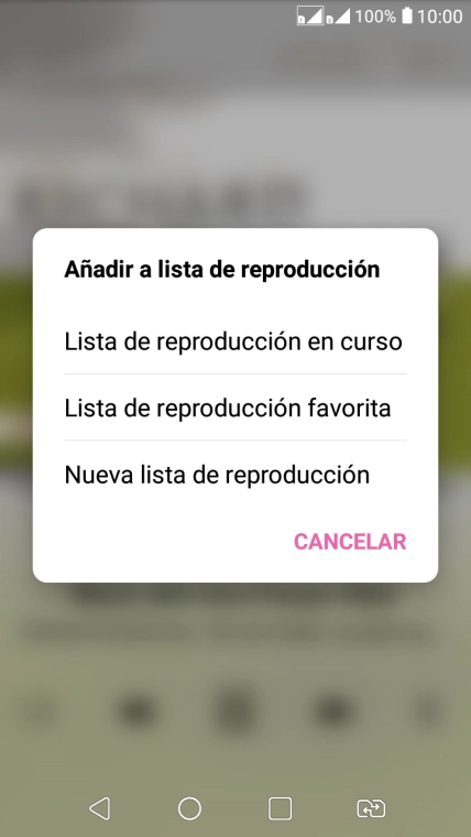 Pulsa Nueva lista de reproducción.