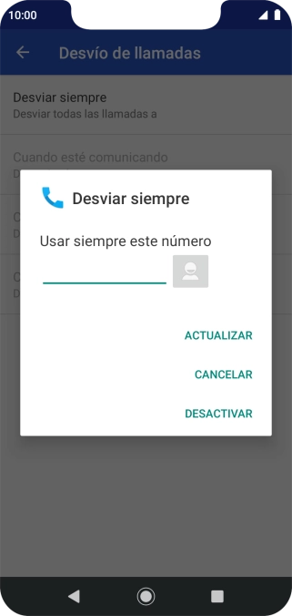 Pulsa DESACTIVAR.