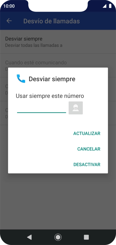 Pulsa DESACTIVAR.