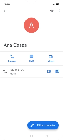 Pulsa la tecla de inicio para terminar y regresar a la pantalla de inicio.
