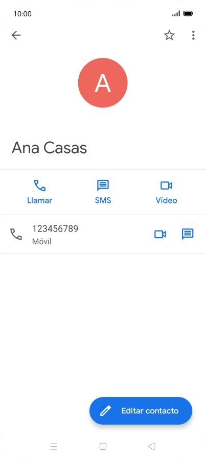 Pulsa la tecla de inicio para terminar y regresar a la pantalla de inicio.