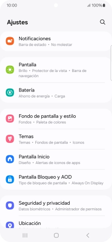 Pulsa Pantalla Bloqueo y AOD.