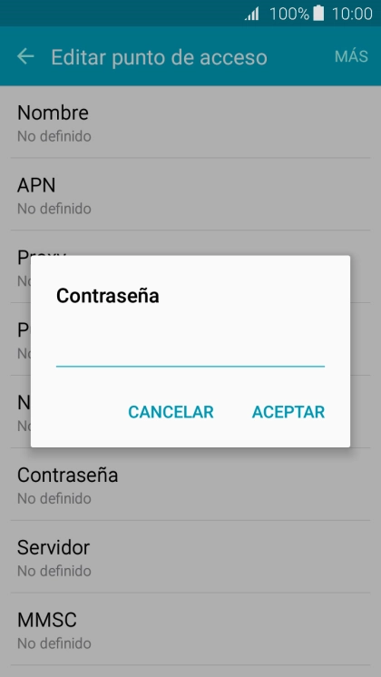 Introduce wap125 y pulsa ACEPTAR.