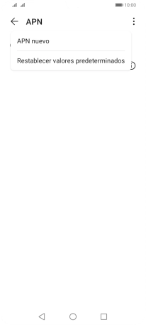 Pulsa APN nuevo.