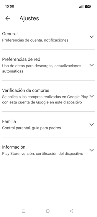 Pulsa Preferencias de red.