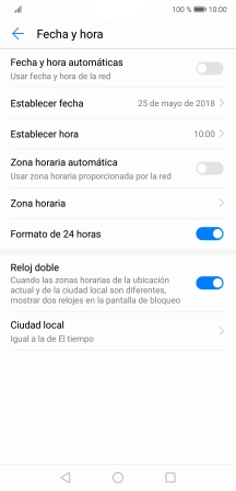 Pulsa el indicador junto a 
